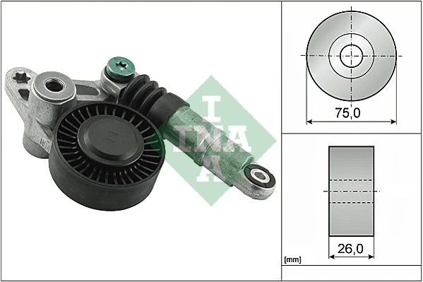 Belt Tensioner, V-ribbed belt